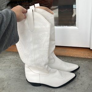 White Cowboy Boots